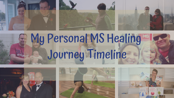 MY PERSONAL MS HEALING JOURNEY TIME LINE